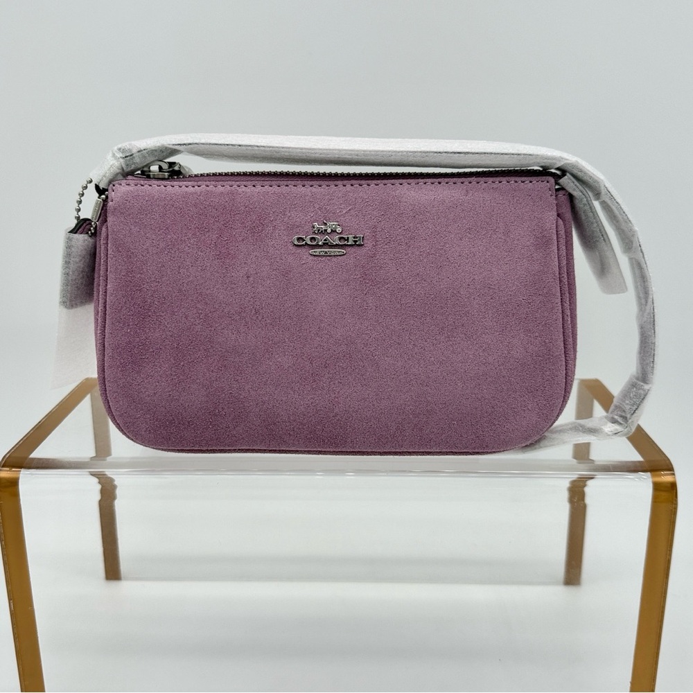 Coach Suede Nolita 19 Silver Light Violet